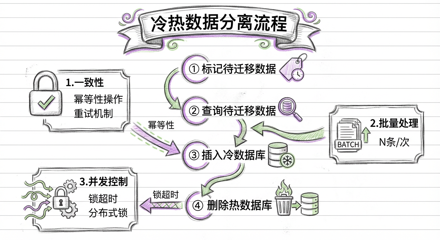 冷热数据分离流程